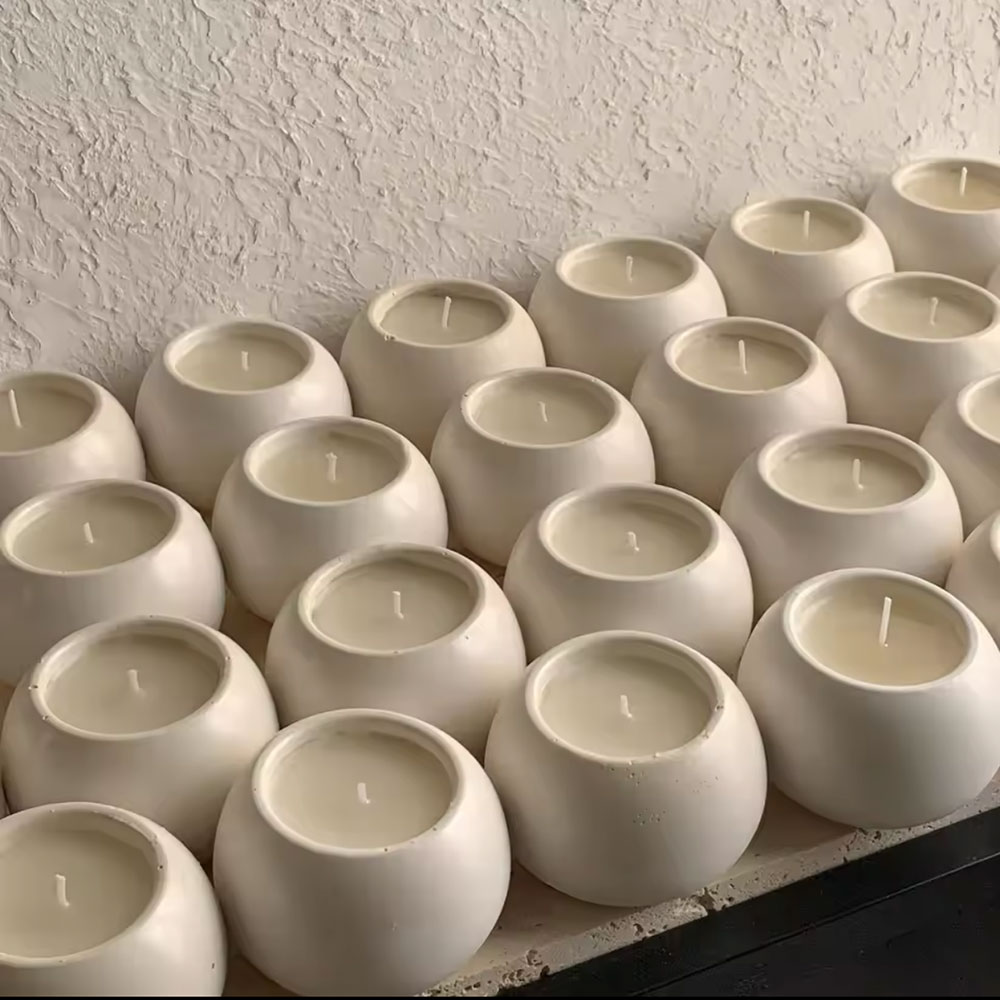 Silicone Mold Round Candle Hol - Echeveria Succulent 评论和价格